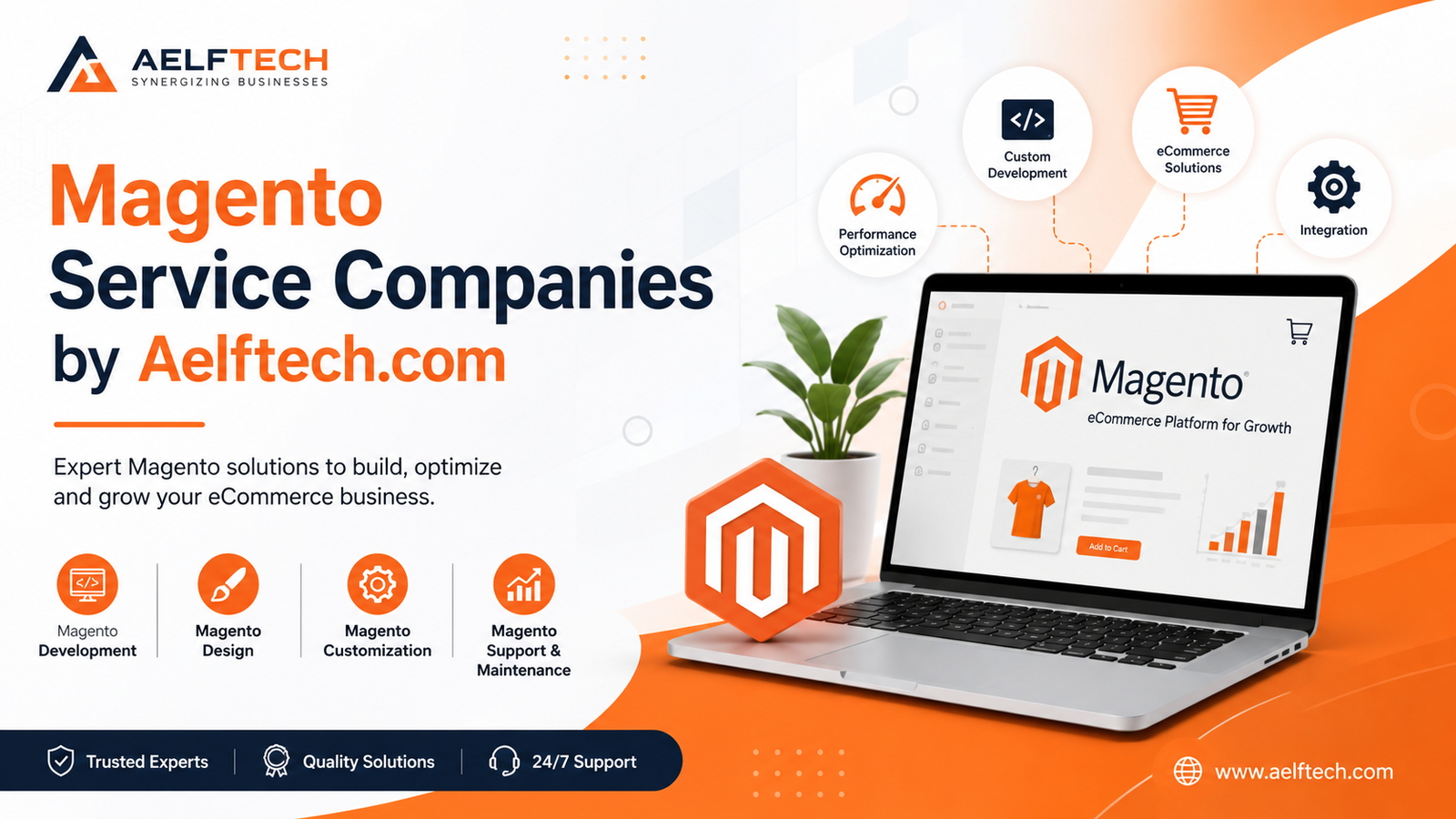 Magento Service Companies by Aelftech.com